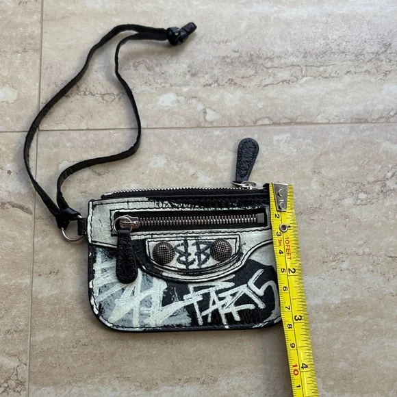 Balenciaga Black and White Women's Bag Set. Small wallet - Picture 4 of 5